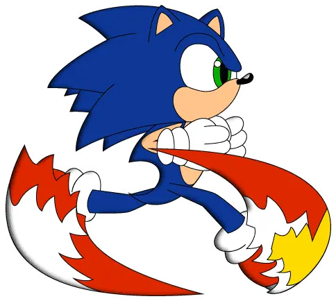  Sth Ep Style By Wingedknight Uc Sonic Sonic The Hedgehog Moving Png Sonic Running Png