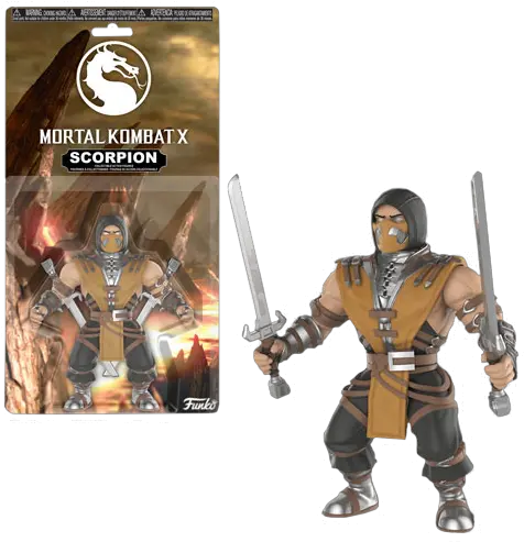  Mortal Kombat X Scorpion 55u201d Action Figure Retrospace Scorpion Mortal Kombat Funko Png Mortal Kombat X Logo Png