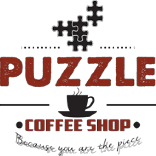  Cropped Logopng U2013 Puzzle Coffee Shop Puzzle Coffee Shop Coffee Shop Logo