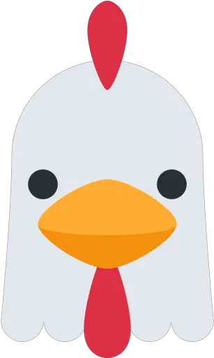  Chicken Face In Profile Gallina Emoji Png Chicken Head Icon