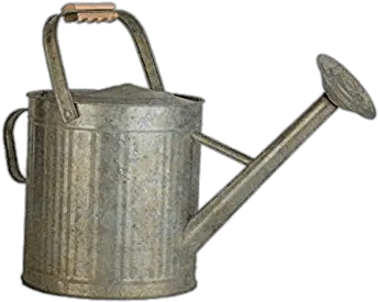 Vintage Galvanised Watering Can Transparent Png Stickpng Metal Watering Can Can Png