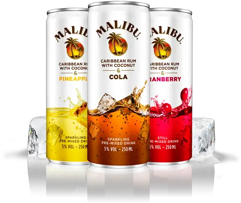  Download Malibu Rum Cans Malibu Rum U0026 Cola Full Size Png Malibu Rum Logo