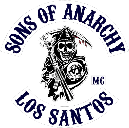  Soa Mc Ls Charter Rockstar Games Social Club Sons Of Anarchy Los Santos Png Anarchy Logo