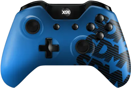  Blue Sdmn Line Logo Xbox One Custom Controller Gaming Xbox Controller Best Buy Png Controller Logo