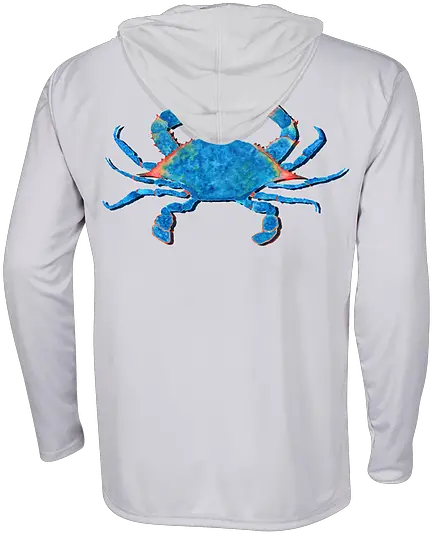  Blue Crab Performance Hoodie Chesapeake Blue Crab Png Blue Crab Png