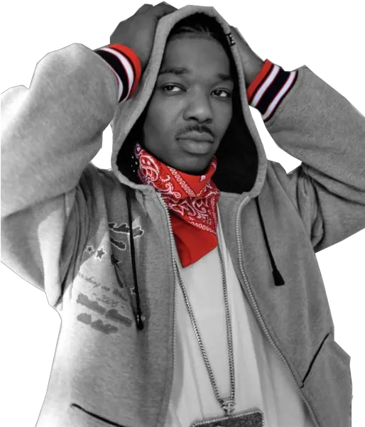  Bg Red Bandana Rapper Bg Png Red Bandana Png