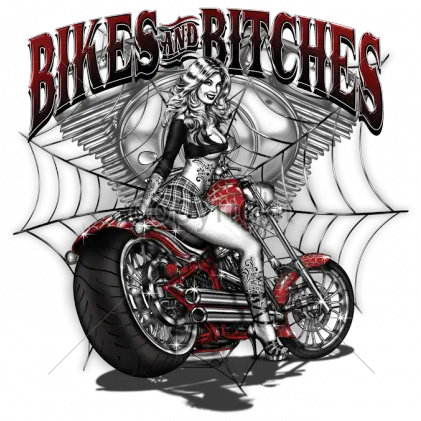  Pin Up Biker Tattoo Biker Tattoo Png Biker Png