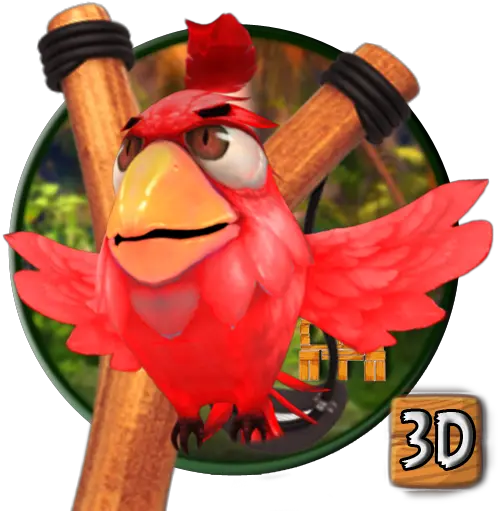  3d Angry Bird Theme Play Bird Toy Png Angry Birds Icon Set