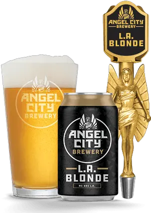  La Blonde Angel City Brewery Beer Glassware Png Beer Pilsner Icon