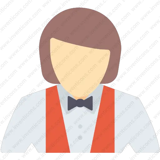  Download Waiter Vector Icon Inventicons Bow Png Waiter Png