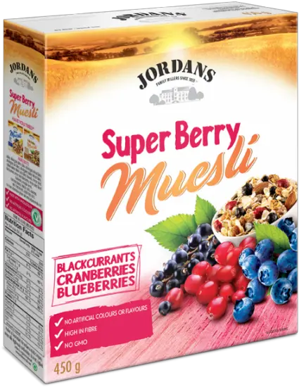  Jordans Cereal Super Berry Muesli Jordan Png Berry Png