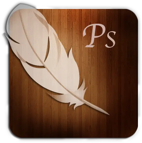  Photoshop Wooden Icon Solid Png Photoshop Icon Size