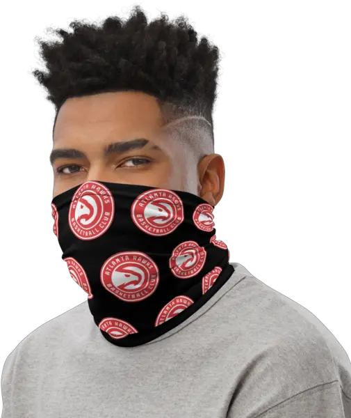  Atlanta Hawks 2 Pan African Face Mask Png Atlanta Hawks Png