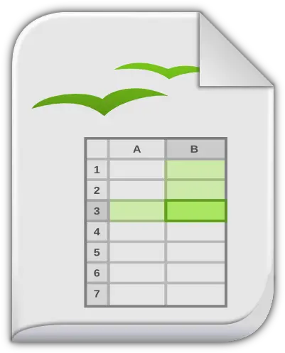  App Vnd Oasis Opendocument Spreadsheet App Planilha Png Open Document Icon