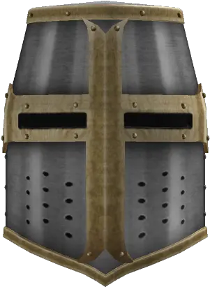  Crusader Helmet Solid Png Crusader Helmet Png