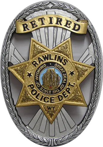  Rawlins Police Department Badge Plaque Government Badge Png Police Shield Png