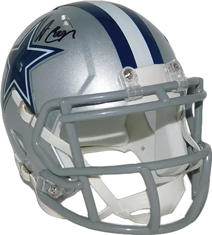  Amari Cooper Autographed Dallas Cowboys Revolution Helmets Png Cowboys Helmet Png