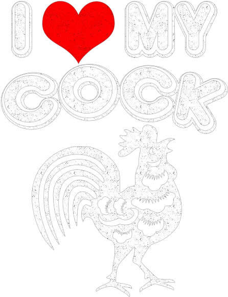  I Love My Cock Rooster Iphone Case For Line Art Png Cock Png