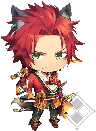  Takeda Shingen Sengoku Night Blood Chibi Png Anime Blood Png