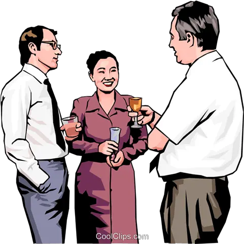  People Meeting Meeting At A Party Png Office People Png