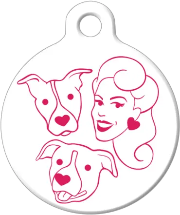  Pfpb Pink Logo Pinups For Pitbulls Png Pink Dog Logo