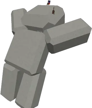  The Falling Stone Man Roblox Horizontal Png Man Falling Png