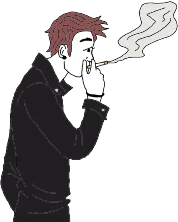  Cartoon Boy Smoking Cigarettes Hd Png Smoking A Cigarette Cartoon Lit Cigarette Png