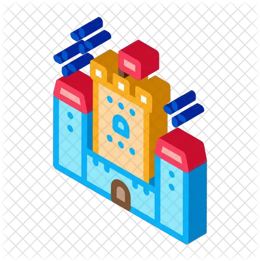  Princess Castle Icon Of Isometric Style Vector Graphics Png Princess Castle Png