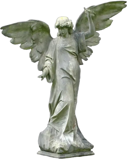  Statue Angels Cemetery Angel Cemetery Png Vaporwave Statue Png