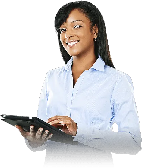  Index Of Black Woman With Tablet Png Women Png