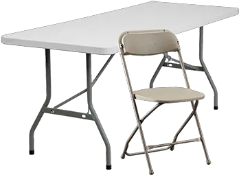  Party Rentals 6ft Plastic Folding Table Png Table And Chairs Png