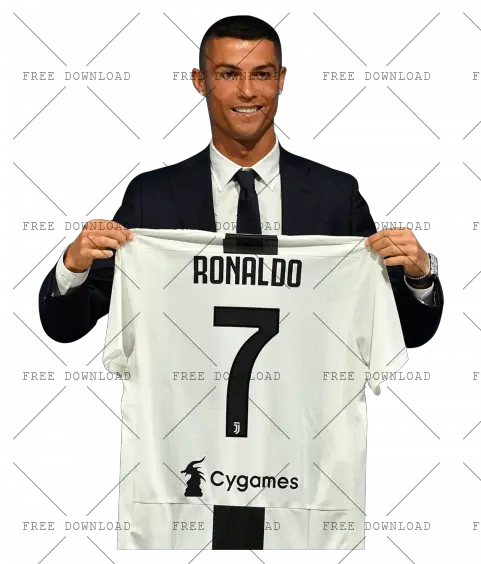  Cristiano Ronaldo Png Image With Transparent Background White Shirt