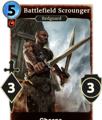  Battlefield Scrounger Elder Scrolls Legends Lydia Png Battlefield Png