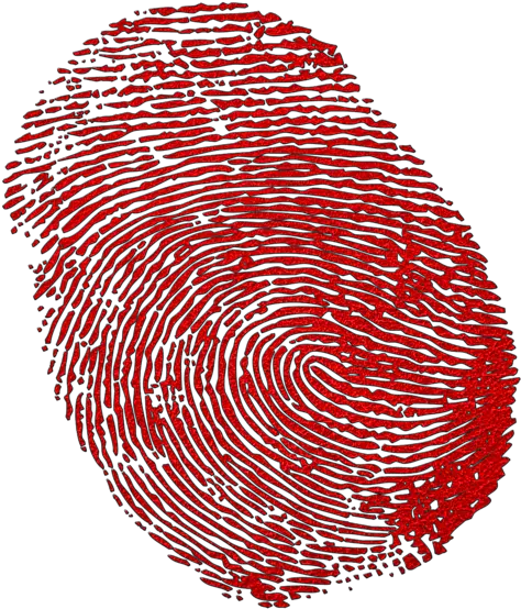  Fingerprint Transparent Red Picture 1068817 Red Finger Print Png Thumb Print Png