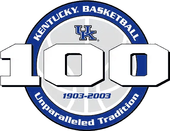  Kentucky Wildcats Anniversary Logo Kentucky Wildcats Png Kentucky Basketball Logos