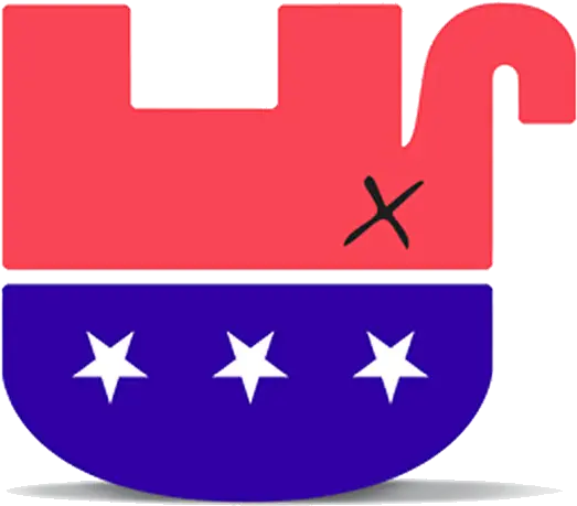  Download Gop Elephant Png Republican Turning California Red Republican Elephant Png