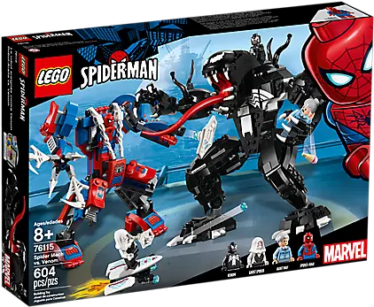  76115 Spider Mech Vs Lego Spider Mech Vs Venom Png Venom Transparent