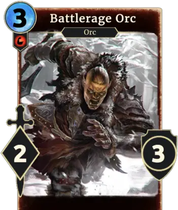  Battlerage Orc Elder Scrolls Legends Goblin Png Orc Png