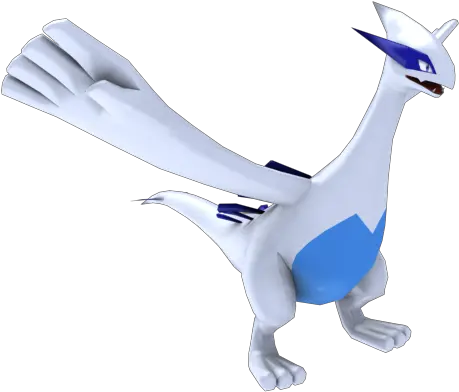  Wii Pokémon Battle Revolution 249 Lugia The Models Animal Figure Png Lugia Png