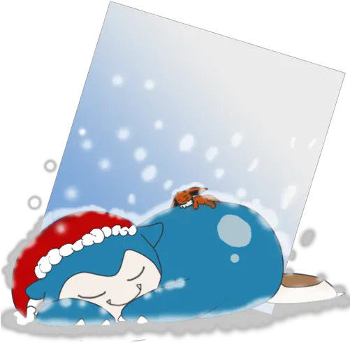  Merry Christmas Pokémon Fan Art 27832691 Fanpop Snorlax Christmas Png Snorlax Png