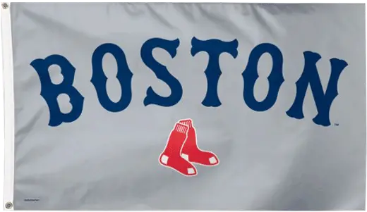  Boston Red Sox Flag Gray Background Boston Red Sox Flag Png Boston Red Sox Logo Png