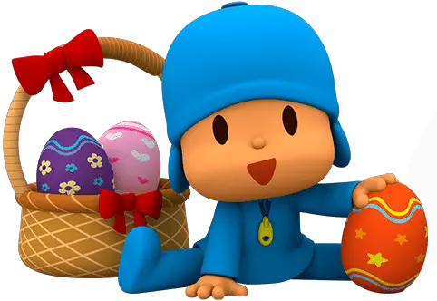  Pocoyo Found Easter Eggs Transparent Png Stickpng Pocoyo Easter Easter Eggs Transparent