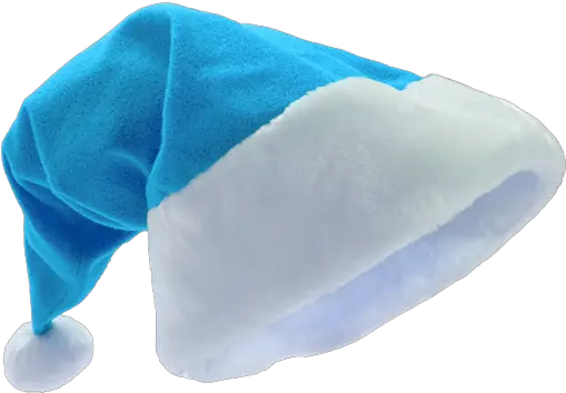  Santa Claus Hat Png Blue Santa Hat Transparent Christmas Hat Png