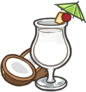  Piña Colada Cartoon Png Pina Colada Png