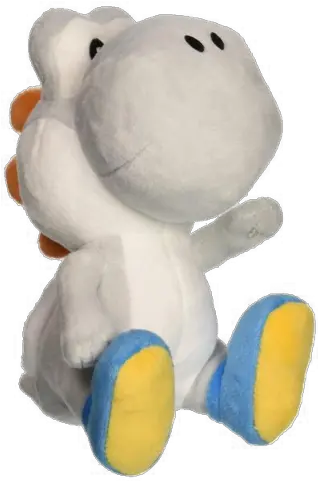  White Yoshi Plush White Yoshi Plush Png Luigi Plush Png
