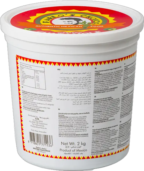  Western Guacamole Frozen Pablou0027s Choice Food Png Guacamole Png