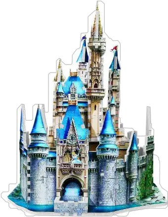  Disneyland Disney Castle Disneycastle Lol Sticker Stick Cinderella 3d Castle Puzzle Png Disney Castle Transparent Background