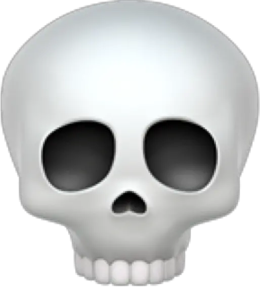  Emoticon Emoji Emijicaveira Caveira Skull Emoji Png Emoji Pngs