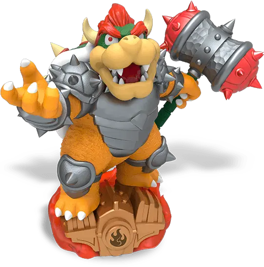  Superchargers Hammer Slam Bowser Amiibo Png Bowser Png