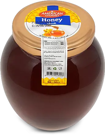  Honey 500g Jar Pfpi American Gourmet Honey Png Honey Jar Png